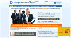 Desktop Screenshot of copyright-australia.com